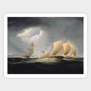 Capture of the Tripoli by the Enterprise by Thomas Birch Magnet